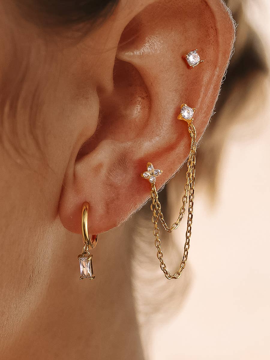 Ensemble boucles d'oreilles Roussa